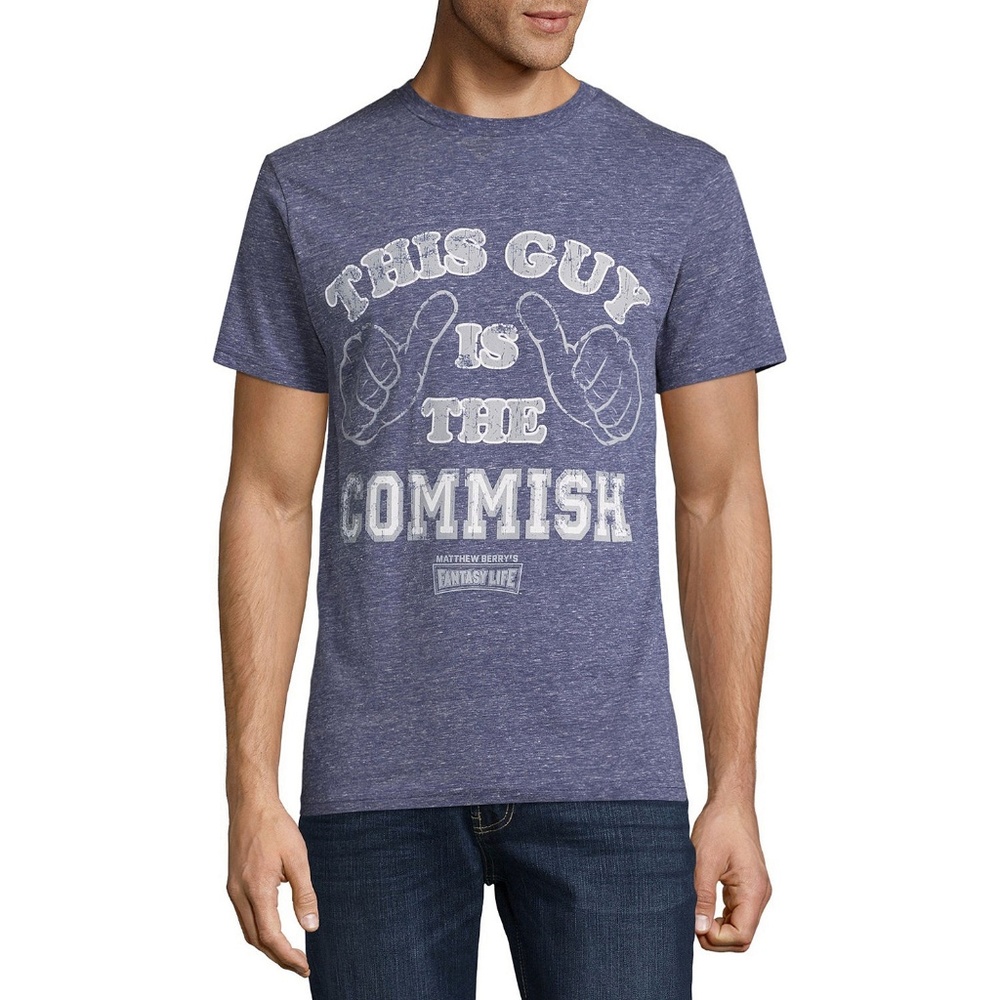 New! Fantasy Football T-Shirt This Guy is the Commish